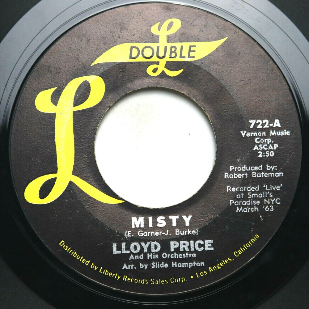 LLOYD PRICE - MISTY /‎ CRY ON - SOUL 45